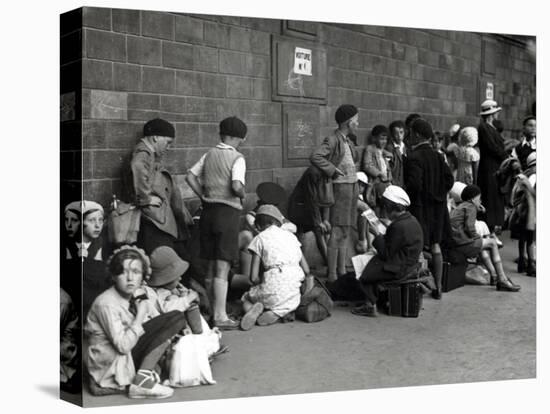 Young Parisians Leaving for the Cantal Département (1935)-null-Stretched Canvas