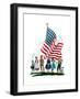 Young Patriots - Child Life-Keith Ward-Framed Giclee Print