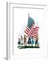 Young Patriots - Child Life-Keith Ward-Framed Giclee Print