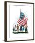 Young Patriots - Child Life-Keith Ward-Framed Giclee Print