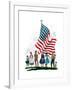 Young Patriots - Child Life-Keith Ward-Framed Giclee Print