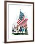 Young Patriots - Child Life-Keith Ward-Framed Giclee Print