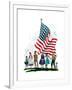 Young Patriots - Child Life-Keith Ward-Framed Giclee Print