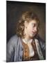 Young Peasant Boy-Jean-Baptiste Greuze-Mounted Art Print