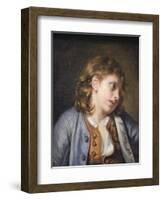Young Peasant Boy-Jean-Baptiste Greuze-Framed Art Print