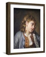 Young Peasant Boy-Jean-Baptiste Greuze-Framed Art Print