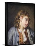 Young Peasant Boy-Jean-Baptiste Greuze-Framed Stretched Canvas