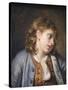 Young Peasant Boy-Jean-Baptiste Greuze-Stretched Canvas