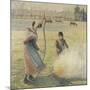 Young Peasant Fire, Frost, or the Burning of Fields-Camille Pissarro-Mounted Giclee Print