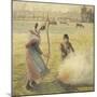 Young Peasant Fire, Frost, or the Burning of Fields-Camille Pissarro-Mounted Giclee Print
