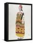 Young Peasant Girl, 1922-Leon Bakst-Framed Stretched Canvas