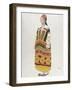 Young Peasant Girl, 1922-Leon Bakst-Framed Premium Giclee Print