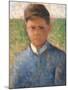 Young Peasant in Blue-Pierre Puvis de Chavannes-Mounted Giclee Print