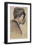 Young Peasant-Vincent van Gogh-Framed Art Print