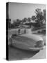 Young People Driving a Three Wheeled Auto-Nina Leen-Stretched Canvas