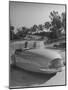 Young People Driving a Three Wheeled Auto-Nina Leen-Mounted Photographic Print