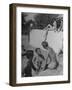 Young People Enjoying the Swimming Pool at Home of Herbert Stothart-Nina Leen-Framed Photographic Print