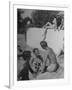 Young People Enjoying the Swimming Pool at Home of Herbert Stothart-Nina Leen-Framed Photographic Print