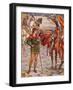 'Young Percival Questions Sir Owen', 1911-Walter Crane-Framed Giclee Print