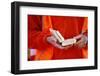 Young pilgrim reading the Bible, World Youth Day, Sydney, New South Wales, Australia, Pacific-Godong-Framed Photographic Print