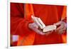 Young pilgrim reading the Bible, World Youth Day, Sydney, New South Wales, Australia, Pacific-Godong-Framed Photographic Print