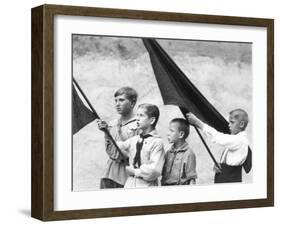 Young Pioneers, Berlin, Germany, 1930-Tina Modotti-Framed Photographic Print