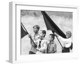 Young Pioneers, Berlin, Germany, 1930-Tina Modotti-Framed Photographic Print