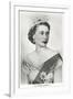 Young Queen Elizabeth II-null-Framed Art Print