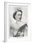 Young Queen Elizabeth II-null-Framed Art Print