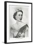 Young Queen Elizabeth II-null-Framed Art Print