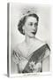 Young Queen Elizabeth II-null-Stretched Canvas