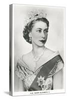 Young Queen Elizabeth II-null-Stretched Canvas