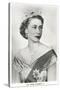 Young Queen Elizabeth II-null-Stretched Canvas