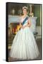 Young Queen Elizabeth II-null-Framed Stretched Canvas