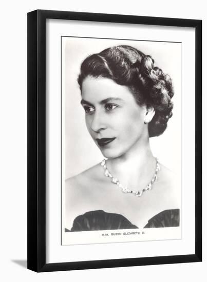 Young Queen Elizabeth-null-Framed Art Print