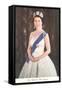 Young Queen Elizabeth-null-Framed Stretched Canvas