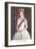 Young Queen Elizabeth-null-Framed Art Print