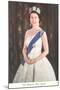 Young Queen Elizabeth-null-Mounted Art Print