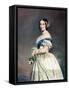 Young Queen Victoria W/Rose In Hand-Bettmann-Framed Stretched Canvas