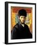 Young Rabbi from Nadorna-Isidor Kaufmann-Framed Art Print