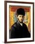 Young Rabbi from Nadorna-Isidor Kaufmann-Framed Art Print