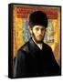 Young Rabbi from Nadorna-Isidor Kaufmann-Framed Stretched Canvas