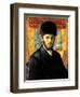 Young Rabbi from Nadorna-Isidor Kaufmann-Framed Art Print