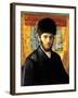 Young Rabbi from Nadorna-Isidor Kaufmann-Framed Art Print