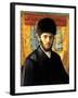 Young Rabbi from Nadorna-Isidor Kaufmann-Framed Art Print