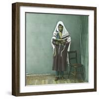 Young Rabbi, Tangier (Morocco), Circa 1885-Leon, Levy et Fils-Framed Photographic Print