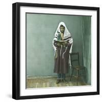 Young Rabbi, Tangier (Morocco), Circa 1885-Leon, Levy et Fils-Framed Photographic Print