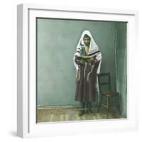 Young Rabbi, Tangier (Morocco), Circa 1885-Leon, Levy et Fils-Framed Photographic Print