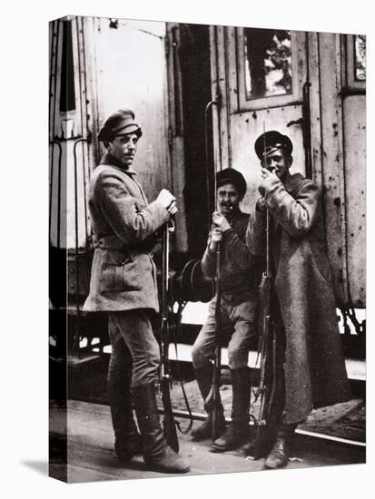 Young Red Guards-Russian Photographer-Stretched Canvas