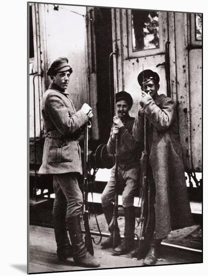 Young Red Guards-Russian Photographer-Mounted Photographic Print